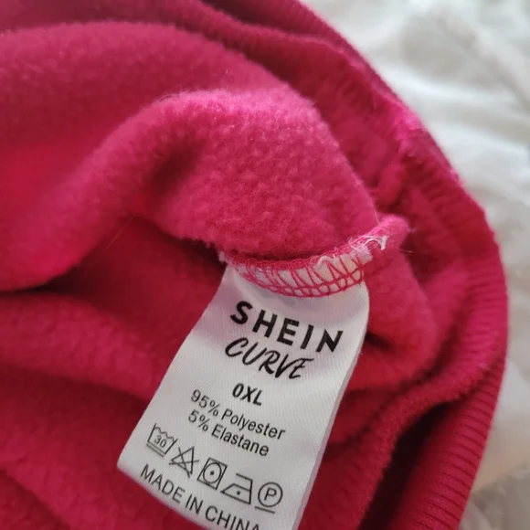 Hot Pink Hoodie "You Are Enough" - Picture 4 of 5